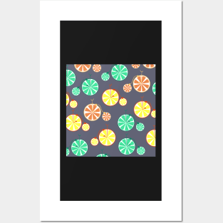 Fruity ride pattern Posters and Art